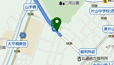 広島呉道路 呉IC 上り 入口の地図画像