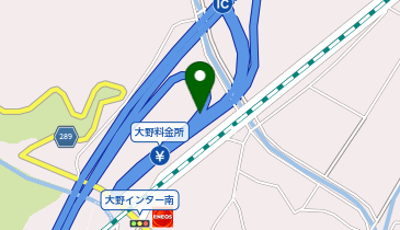 広島岩国道路 大野IC 下り 入口の地図画像