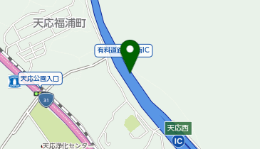 広島呉道路 天応西IC 下り 出口の地図画像