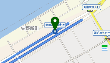 海田大橋 海田大橋入口 上り 出口の地図画像