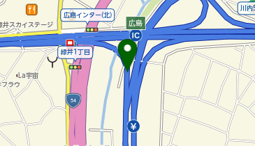 山陽自動車道 広島IC 下り 入口の地図画像