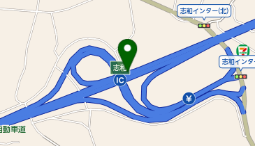 山陽自動車道 志和IC 上り 入口の地図画像