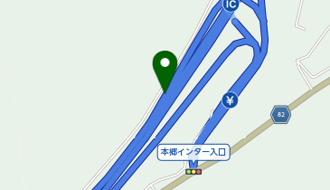 山陽自動車道 本郷IC 上り 出口の地図画像