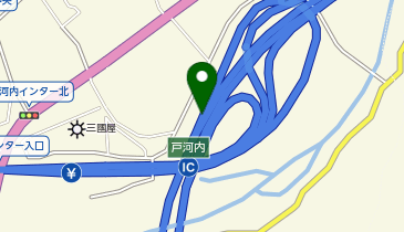 中国自動車道 戸河内IC 上り 出口の地図画像