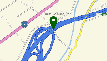 中国自動車道 戸河内IC 下り 出口の地図画像