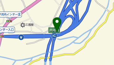 中国自動車道 戸河内IC 下り 入口の地図画像