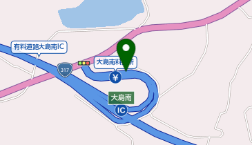 西瀬戸自動車道 大島南IC 下り 入口の地図画像