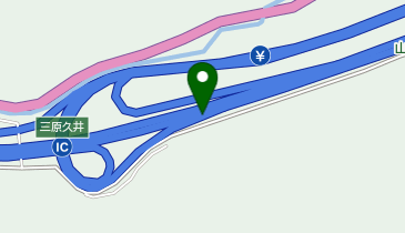 山陽自動車道 三原久井IC 下り 出口の地図画像
