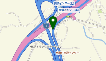 西瀬戸自動車道 西瀬戸尾道IC 下り 入口の地図画像