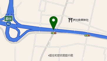 徳島自動車道 藍住IC 下り 出口の地図画像