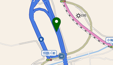 高松自動車道 引田IC 下り 出口の地図画像