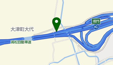 高松自動車道 鳴門IC 上り 出口の地図画像