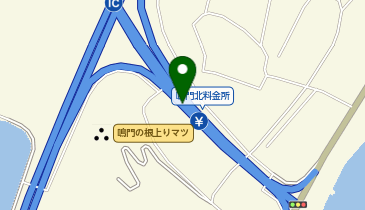 神戸淡路鳴門自動車道 鳴門北IC 下り 入口の地図画像