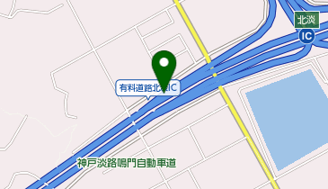 神戸淡路鳴門自動車道 北淡IC 上り 出口の地図画像