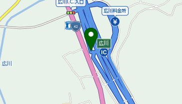 湯浅御坊道路 広川IC 上り 入口の地図画像