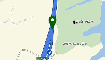 阪和自動車道 海南東IC 下り 出口の地図画像