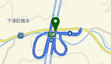 阪和自動車道 下津IC 下り 出口の地図画像