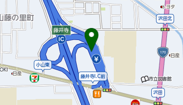 西名阪自動車道 藤井寺IC 下り 入口の地図画像