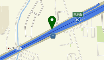 阪和自動車道(均一区間) 美原南IC 上り 出口の地図画像