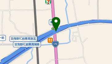 南阪奈道路 羽曳野IC 上り 出口の地図画像