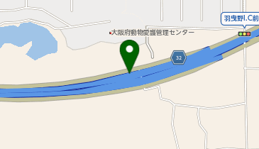 南阪奈道路 羽曳野IC 下り 出口の地図画像