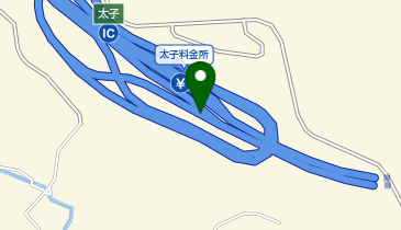 南阪奈道路 太子IC 上り 出口の地図画像