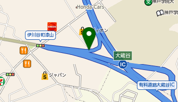 第二神明道路 大蔵谷IC 下り 入口の地図画像