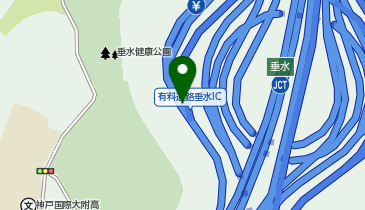 神戸淡路鳴門自動車道 垂水IC 上り 出口の地図画像