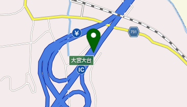 紀勢自動車道 大宮大台IC 下り 出口の地図画像