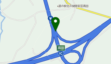 中国自動車道 高田IC 上り 入口の地図画像
