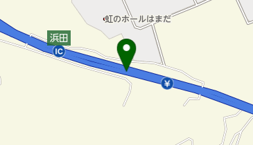 浜田自動車道 浜田IC 下り 出口の地図画像