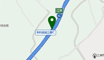 山陰道(江津-浜田) 江津IC 上り 出口の地図画像