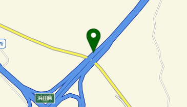 山陰道(江津-浜田) 浜田東IC 上り 入口の地図画像