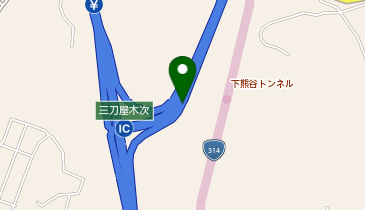 松江自動車道(無料区間) 三刀屋木次IC 上り 入口の地図画像