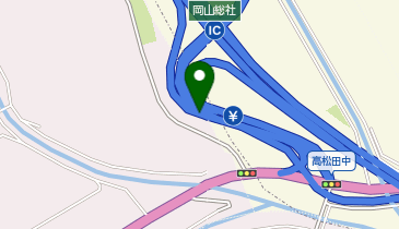 岡山自動車道 岡山総社IC 下り 入口の地図画像