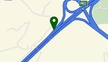 山陽自動車道 岡山IC 上り 出口の地図画像