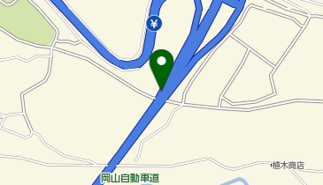 岡山自動車道 有漢IC 下り 出口の地図画像