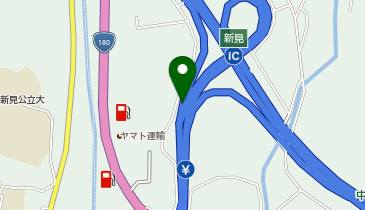 中国自動車道 新見IC 下り 入口の地図画像