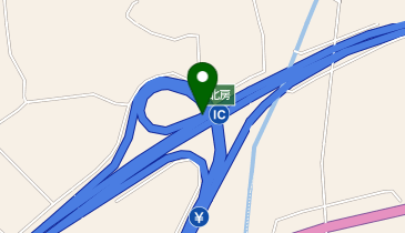 中国自動車道 北房IC 上り 入口の地図画像