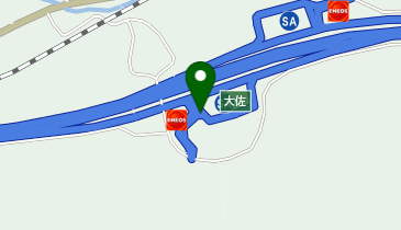 中国自動車道 大佐スマートIC 下り 出口の地図画像