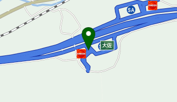 中国自動車道 大佐スマートIC 下り 入口の地図画像