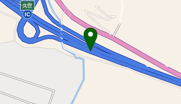 米子自動車道 久世IC 下り 出口の地図画像