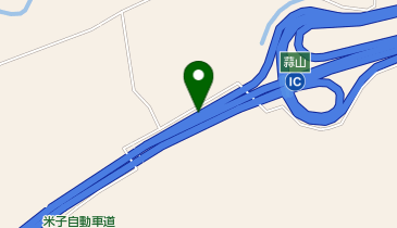 米子自動車道 蒜山IC 上り 出口の地図画像