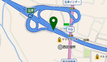 第二神明道路 玉津IC 下り 出口の地図画像
