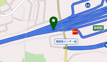 山陽自動車道 龍野西IC 下り 入口の地図画像