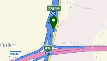播但連絡有料道路 大塩別所 下り 入口の地図画像