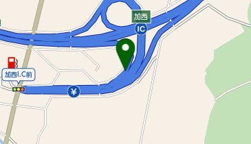 中国自動車道 加西IC 下り 入口の地図画像