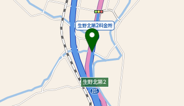 播但連絡有料道路 生野北第2 上り 入口の地図画像
