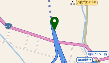 播但連絡有料道路 朝来IC 上り 出口の地図画像