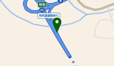 播但連絡有料道路 朝来IC 上り 入口の地図画像